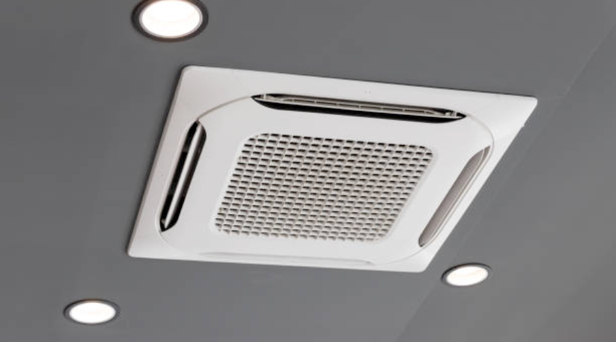 Установка кассетных кондиционеров