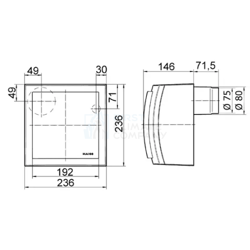 Відцентровий вентилятор з датчиком світла і протипожежним клапаном Maico ER-APB 100 F - фото 5