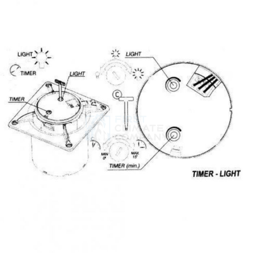 Осевой вентилятор для ванной Cata E-100 GLT - фото 7